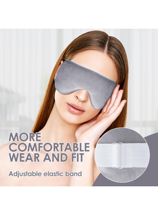 أوشيما كمادات عين دافئة تعمل بالفراغ، كمادات عين ساخنة لإعتام العين، كمادات دافئة قابلة لإعادة الشحن، التحكم في درجة الحرارة لعلاج جفاف العين وتحسين النوم، علاج حراري مريح - Image 4